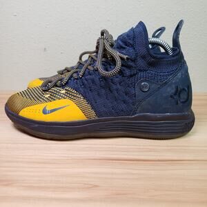 Nike Kids Size 7Y Kevin Durant Basketball Shoes Chinese Zodiac Blue Gold Sneaker